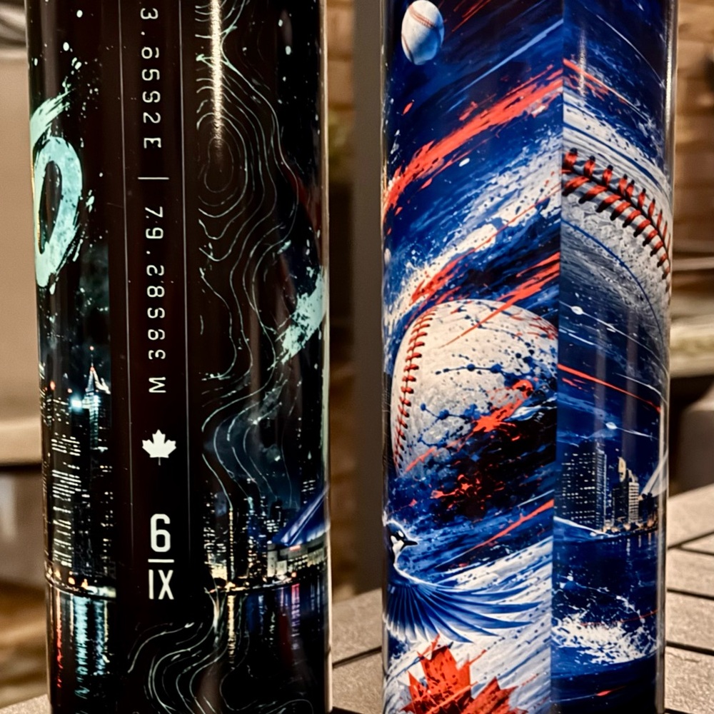 20oz glow tumbler with straw and lid. New.